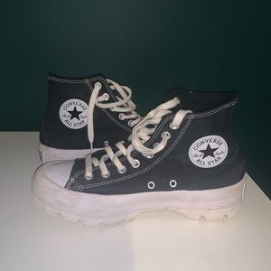 Black Platform Converse